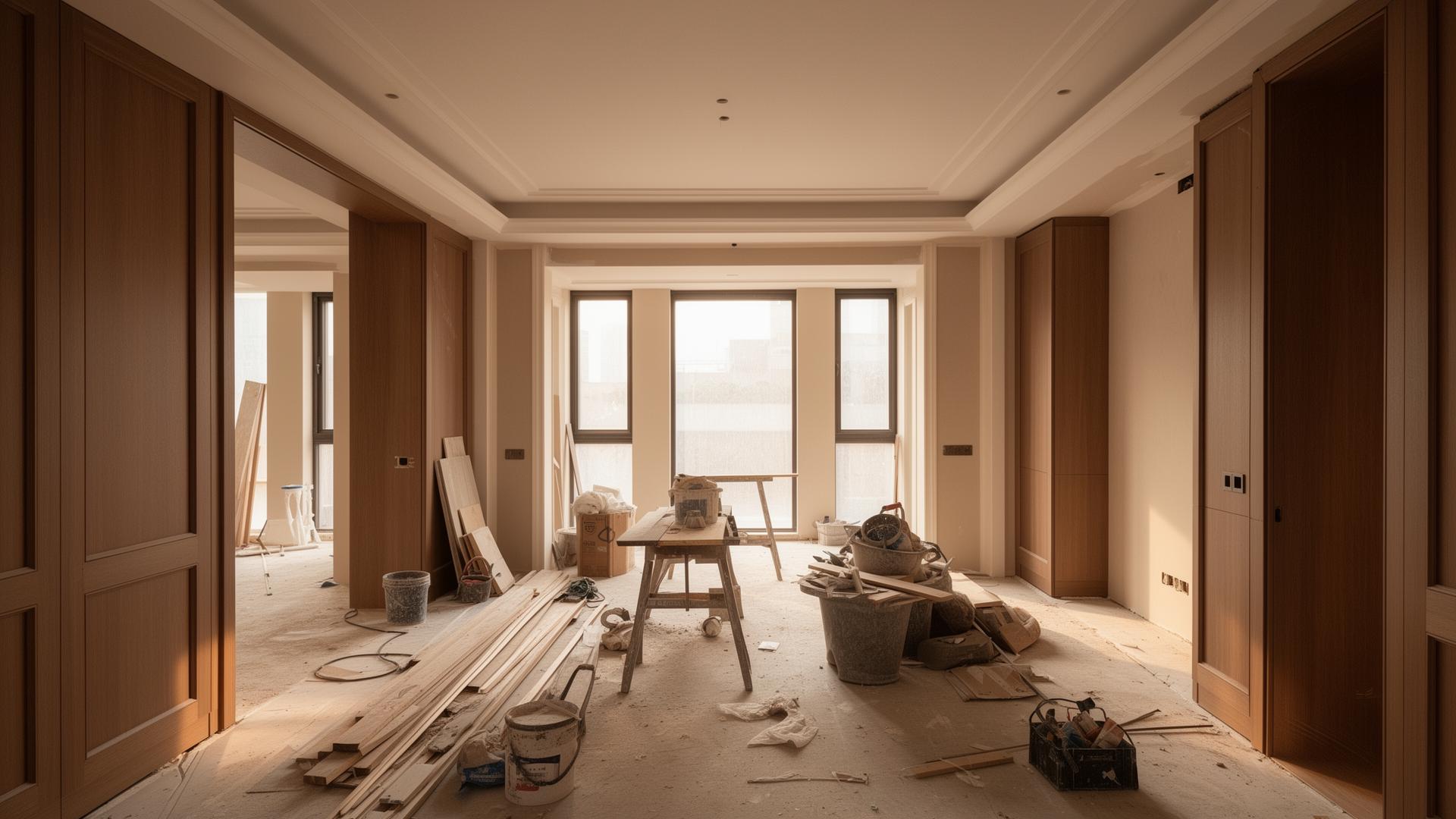 Intérieur en rénovation